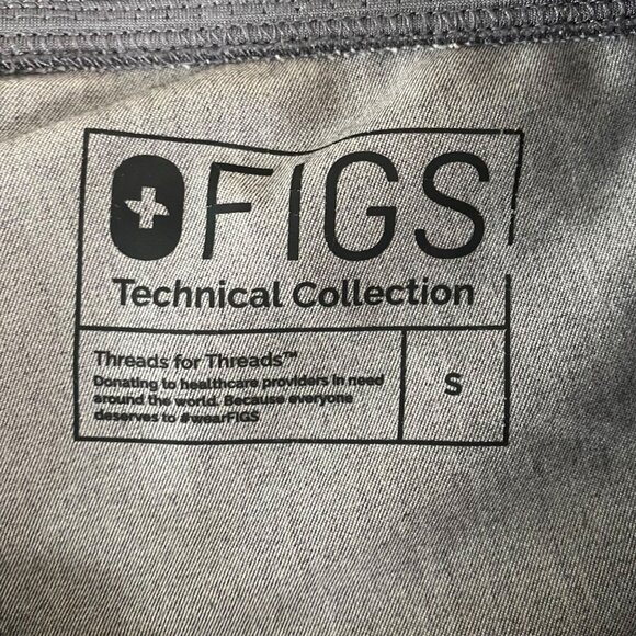 Figs Zamora Jogger Scrub Pants Womens Size Small Gray Slim Fit Athletic Stretch - Picture 9 of 9